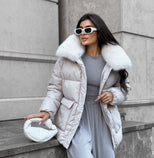 Пуховики з хутром